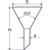Лійка лабораторна тип В (Ø від 25 до 150 мм)