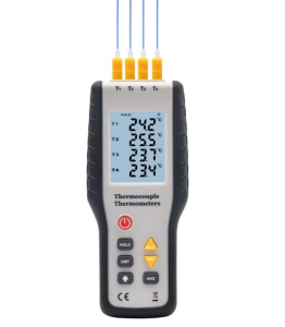 Цифровой термометр (4 канала, термопары K-типа) WALCOM HT-9815