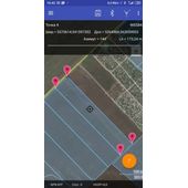 Приложение geometer для измерения площади поля с RTK приемником (сантиметровая точность)