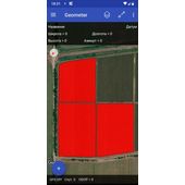 Приложение geometer для измерения площади поля с приемником GM SMART (DGPS + RTK)