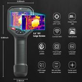 строительный тепловизор (384x288) с WiFi WALCOM HT-H8 для энергодиагностики зданий