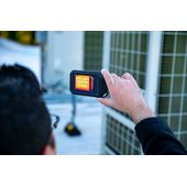 обследование тепловизором FLIR C5 зданий на предмет тепловых потерь