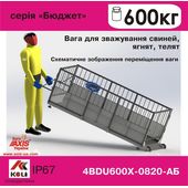 Ваги для зважування свиней 4BDU600Х-0820-Б