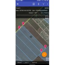 Приложение geometer для измерения площади поля с приемником GM SMART (DGPS + RTK)