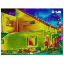 термограмма на дисплее тепловизора FLIR E5-XT (160x120)