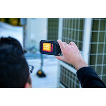 обследование тепловизором FLIR C5 зданий на предмет тепловых потерь
