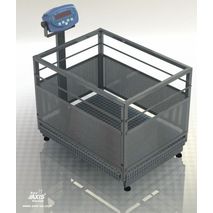 Ваги для свиней та поросят BDU300С-0608Х з високою огорожею