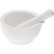 Керамическая ступка с пестиком